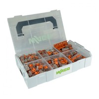 887-957 WAGO L-Boxx Mini 221 Series 235 Connectors 4/6mm2 &amp; 1x Orange Mounting Carrier