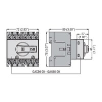 GAX6000 Lovato GA Busbar Connection 6-8 Poles for GA016A-GA063SA Switches