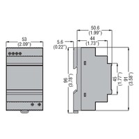 PSL1M03312 Lovato PSL1M Power Supply 2.75A 33W 100-240VAC Input Voltage 12VDC Output Voltage