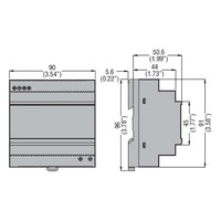 PSL1M10024 Lovato PSL1M Power Supply 4.2A 100W 100-240VAC Input Voltage 24VDC Output Voltage