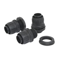 RPMN20 Bocchiotti RPMN Black Swivel Fitting for GSI20 Conduit with 25mm Male Thread 