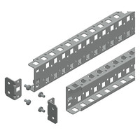 NSYSUCR65100 Schneider Spacial Pair of 1000mm Universal Mounting Rails 65mm Wide with 2 Rows of Fixings