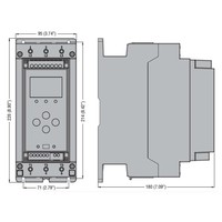 ADXL0115600 Lovato ADXL Soft Starter 115A 100-240VAC