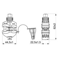 SLIW54 Ensto Insulation Piercing Connector for up to 120mm Aluminium or Copper Cable