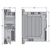 VLA104A240 Lovato VLA1 Single Phase Variable Frequency Drive 200-240V 2.4A 0.4kW