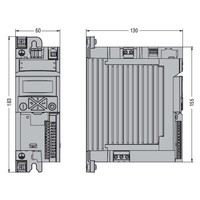 VLA102A240 Lovato VLA1 Single Phase Variable Frequency Drive 200-240V 1.7A 0.25kW