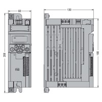 VLA107A240 Lovato VLA1 Single Phase Variable Frequency Drive 200-240V 4.2A 0.75kW