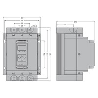 ADXL0162600 Lovato ADXL Soft Starter 162A 100-240VAC 