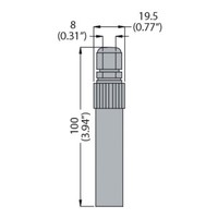 11SN1 Lovato Single Pole Electrode for use in Tanks and Deep Wells Probe Length 100mm