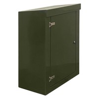 RSC1194GN-SS GRP 1150H x 945W x 470mmD Roadside Cabinet IP55 with Open Bottom Stainless Steel Hinges