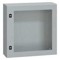 NSYCRN66200T Schneider Spacial CRN Mild Steel 600H x 600W x 200mmD Wall Mounting Enclosure IP66 Glazed Door