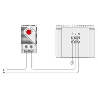 04641.9-00 STEGO HGL 046 Fan Assisted 400W Panel Heater 110VAC DIN Rail Fixing