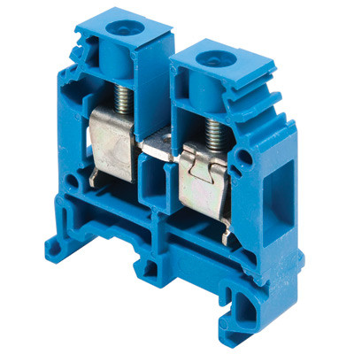 1SNA125120R1100 Entrelec SNA 10mm Blue DIN Rail Terminal for TS35 &amp; TS32 Rail Single Feed Through M10/10.N