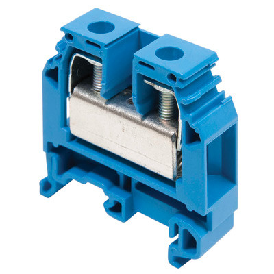 1SNA125129R1600 Entrelec SNA 16mm Blue DIN Rail Terminal for TS35 &amp; TS32 Rail Single Feed Through M16/12.N