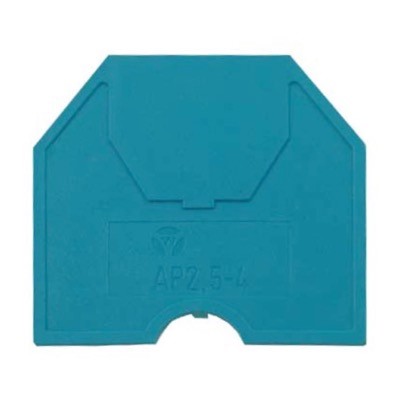 07.311.0155.0 Wieland selos WK Blue End Plate for 2.5/4mm Terminal