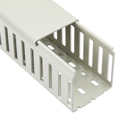 10460018 Betaduct Closed Slot Trunking 19W x 50H Grey RAL7030 Box of 24 Metres (12 Lengths) 