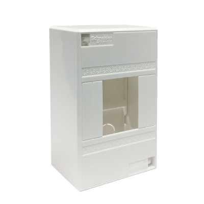 13394 Schneider Mini Opale 4 Module Distribution Enclosure White 130H x 80W x 57mmD