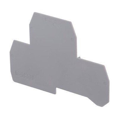 1SNA116656R2500 Entrelec SNA FEM8D1 Grey End Plate for M6/8 D2 Double Deck Terminal