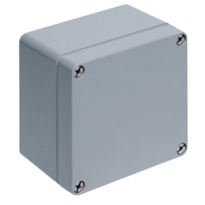 5190-1221/2080 Aluminium Enclosure 122 x 120 x 80mm Painted RAL7001