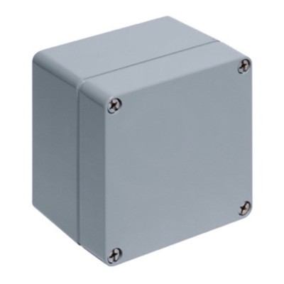 5190-1221/2090 Aluminium Enclosure 122 x 120 x 90mm Painted RAL7001