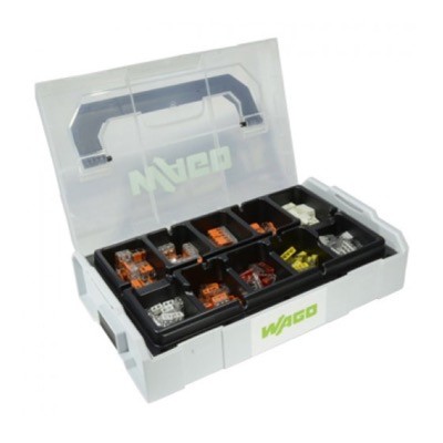 887-960 WAGO L-Boxx Mini 221/2273/224 Series 195x Connectors &amp; 1x Orange Mounting Carrier 