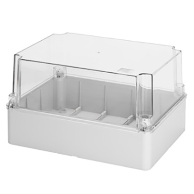 GW44439 Gewiss 44 CE GWT 300 x 220 x 180mmD Enclosure Clear Lid IP56