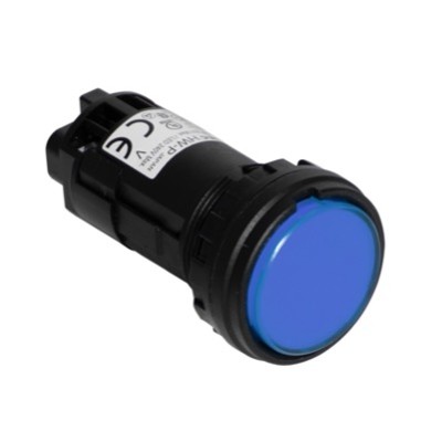 HW1P-1Q4S IDEC HW Blue Pilot Lamp with 24VAC/DC LED 