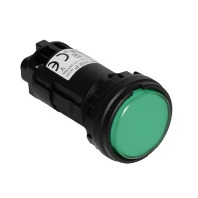 HW1P-1Q4G IDEC HW Green Pilot Lamp with 24VAC/DC LED 