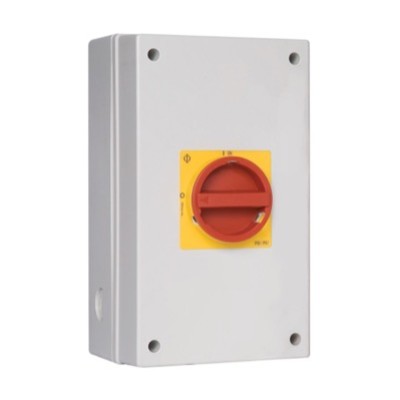 KG100-T203/GBA280*KL1V Kraus &amp; Naimer KG 100A 3 Pole Enclosed Isolator IP66/67 2 x N/O Auxiliaries Polycarbonate Enclosure