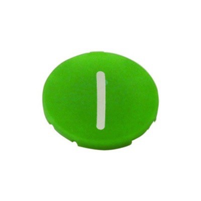 M22-XD-G-X1 Eaton RMQ-Titan Green &#039;I&#039; Button Plate for Pushbutton Actuator