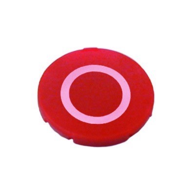 M22-XD-R-X0 Eaton RMQ-Titan Red &#039;O&#039; Button Plate for Pushbutton Actuator