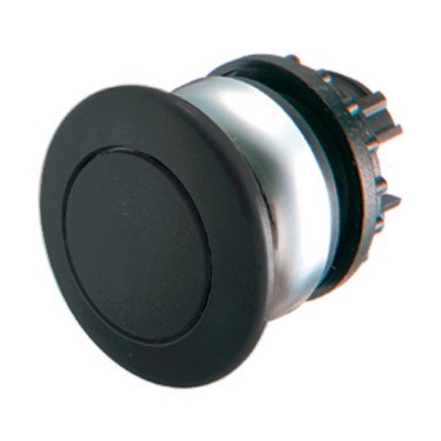 M22-DP-S Eaton RMQ-Titan Black 36.5mm Mushroom Head Pushbutton Actuator 22.5mm Spring Return