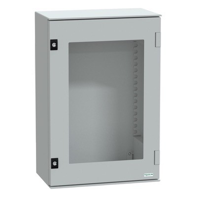 NSYPLM64TG Schneider Thalassa PLM GRP 647H x 436W x 250mmD Wall Mounting Enclosure IP66 Glazed Door