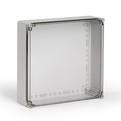 OABP404013T Ensto Cubo O ABS 400 x 400 x 132mmD Enclosure Clear Lid IP66/67