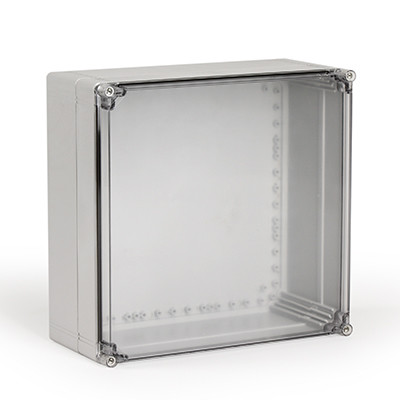 OABP404018T Ensto Cubo O ABS 400 x 400 x 187mmD Enclosure Clear Lid IP66/67