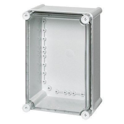 PC 2819 13 T Fibox Solid Polycarbonate 280 x 190 x 130mmD Enclosure Clear Lid IP66/67