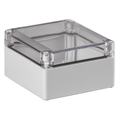 SABP131308T Ensto Cubo S ABS 125 x 125 x 75mmD Enclosure Clear Lid IP66/67