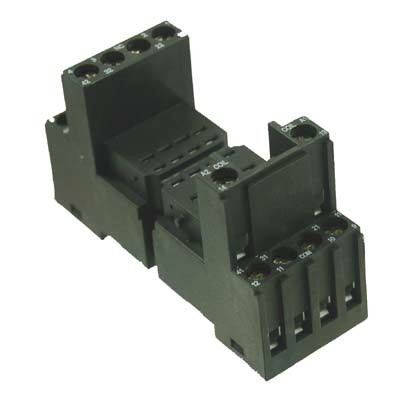 SY4S-05E1G1-/-PYF-14BE Idec SY Relay Base for 14 Pin Relay Black 