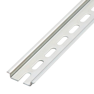 TS35F Profilati TS Slotted Tophat DIN Rail 6.3mm Slot 35W x 7.5mmD