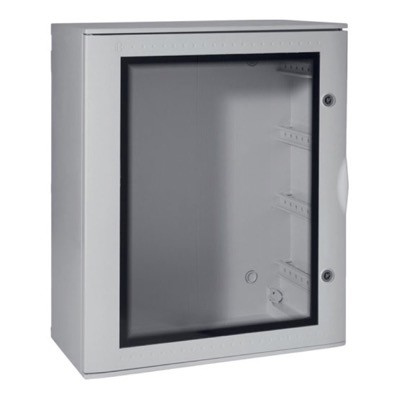 VTR05O IBOCO Pedro GRP 650H x 540W x 260mmD Wall Mounting Enclosure IP66 Polycarbonate Window