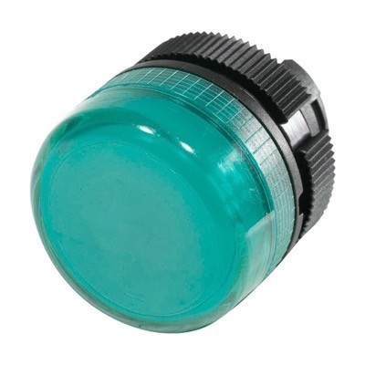 ZA2BV03 Schneider Harmony XAC Green Pilot Lamp Head IP65 Black Bezel