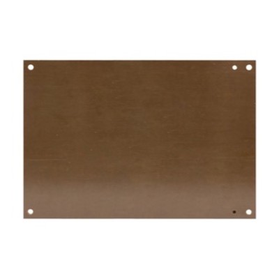 BB2718 Cahors Combiester Mounting Plate for 270 x 180mm Enclosures Bakelite Brown Dimensions 220 x 134 x 3mmD 