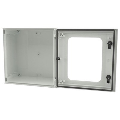 BRES-44P Uriarte Safybox BRES GRP 400H x 400W x 200mmD Wall Mounting Enclosure IP66 Polycarbonate Window