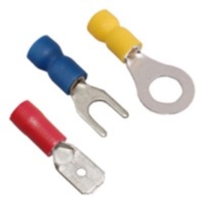 Insulated Red, Yellow &amp; Blue Crimp Terminals