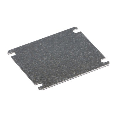 DMP1212 Ensto Cubo D Steel Mounting Plate Galvanised Steel Plate Dimensions 95 x 105 x 1.5mmD