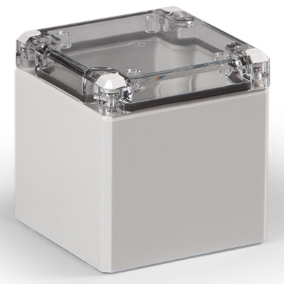 DPCP080809T Ensto Cubo D Polycarbonate 80 x 82 x 86mmD Enclosure Clear Lid IP66/IP67