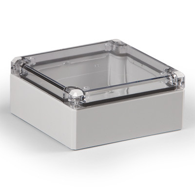 DPCP121206T Ensto Cubo D Polycarbonate 120 x 122 x 56mmD Enclosure Clear Lid IP66/IP67