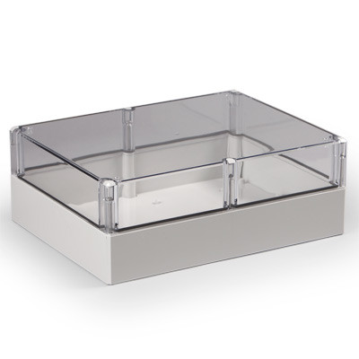 DPCP233011T Ensto Cubo D Polycarbonate 230 x 300 x 111mmD Enclosure Clear Lid IP66/IP67