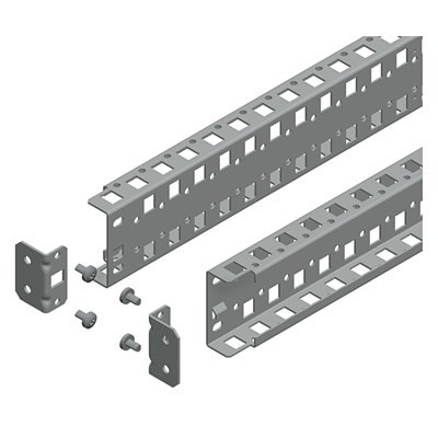 NSYSUCR6540 Schneider Spacial Pair of 400mm Universal Mounting Rails 65mm Wide with 2 Rows of Fixings