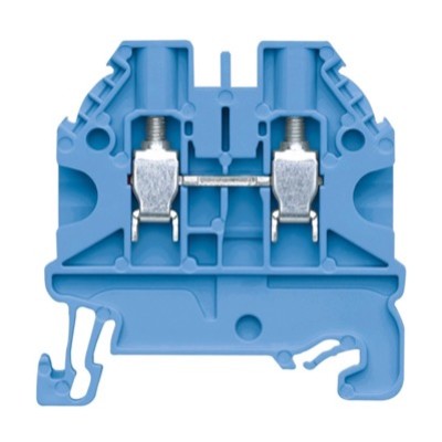 58.504.0055.6 Wieland selos WT 4mm Blue DIN Rail Terminal for TS35 Rail Single Feed Through WT4 BL